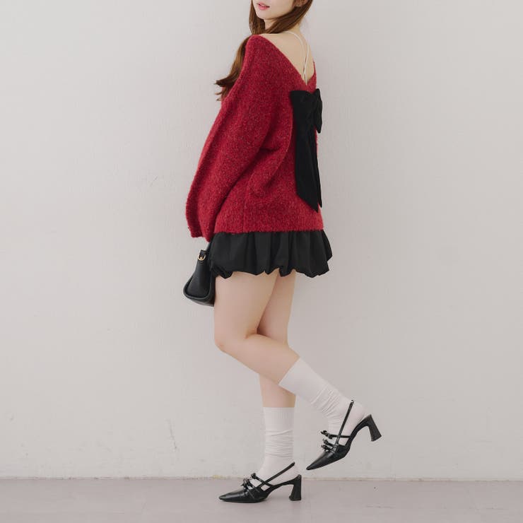 【リボンコレクション】後ビッグリボンニット | RMAF　NICE CLAUP / OLIVE des OLIVE | 詳細画像48 