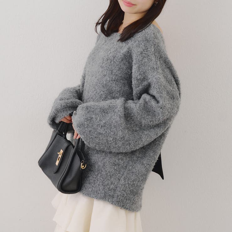 【リボンコレクション】後ビッグリボンニット | RMAF　NICE CLAUP / OLIVE des OLIVE | 詳細画像52 