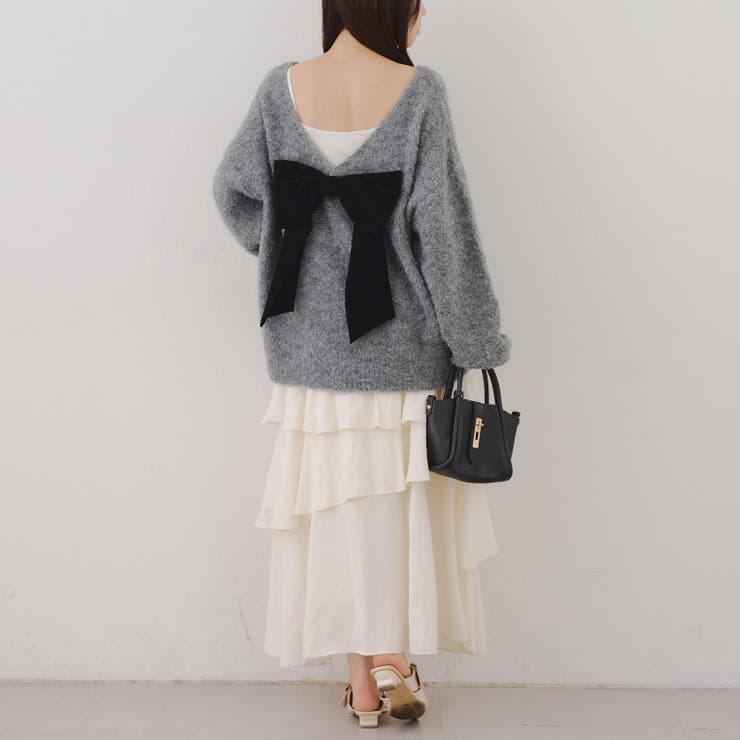 【リボンコレクション】後ビッグリボンニット | RMAF　NICE CLAUP / OLIVE des OLIVE | 詳細画像58 