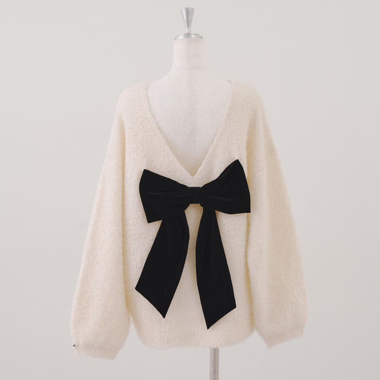 【リボンコレクション】後ビッグリボンニット | RMAF　NICE CLAUP / OLIVE des OLIVE | 詳細画像59 