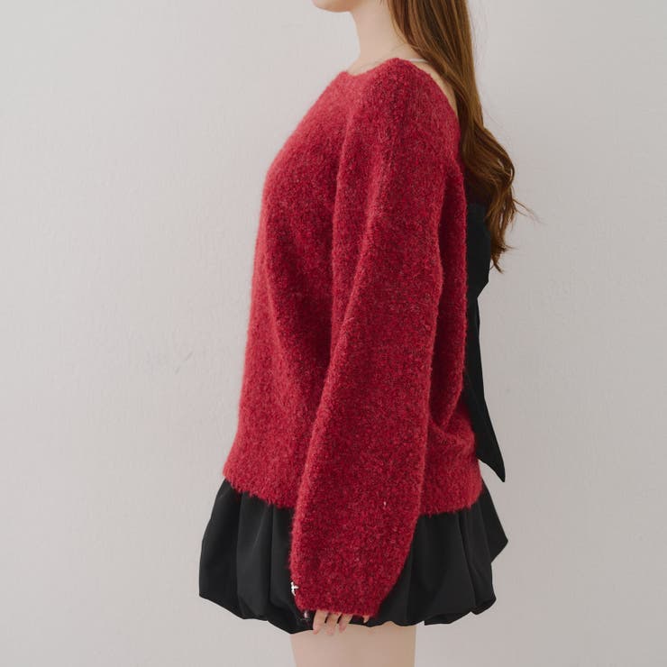 【リボンコレクション】後ビッグリボンニット | RMAF　NICE CLAUP / OLIVE des OLIVE | 詳細画像63 