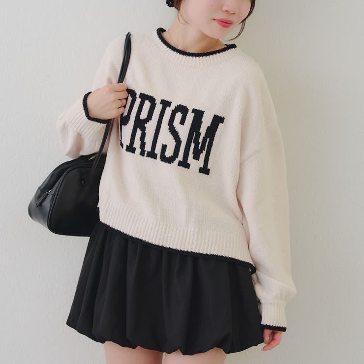 モール配色ラインロゴニット | RMAF　NICE CLAUP / OLIVE des OLIVE | 詳細画像7 