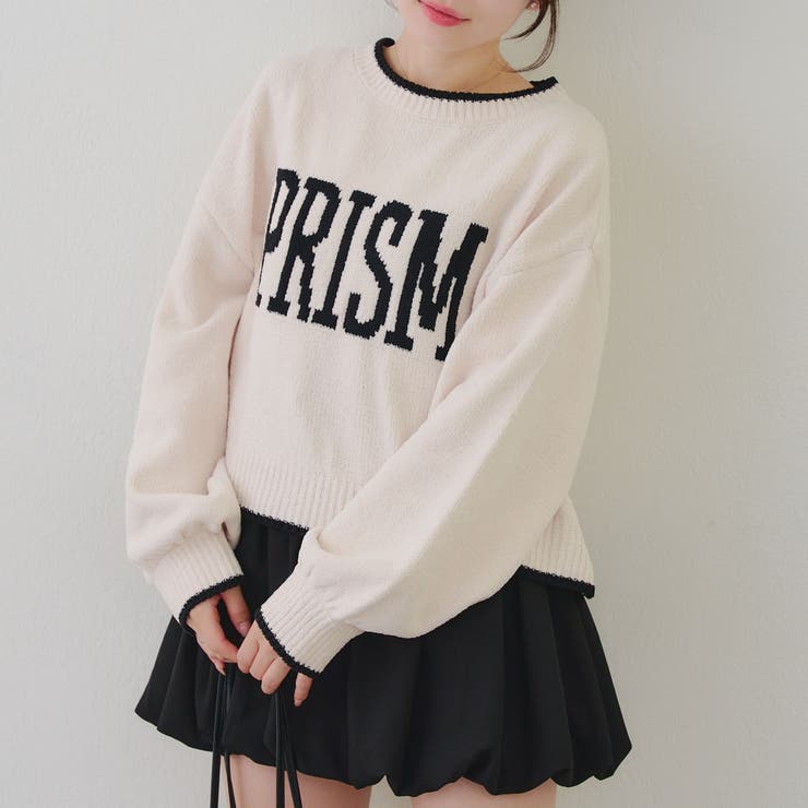 モール配色ラインロゴニット | RMAF　NICE CLAUP / OLIVE des OLIVE | 詳細画像8 