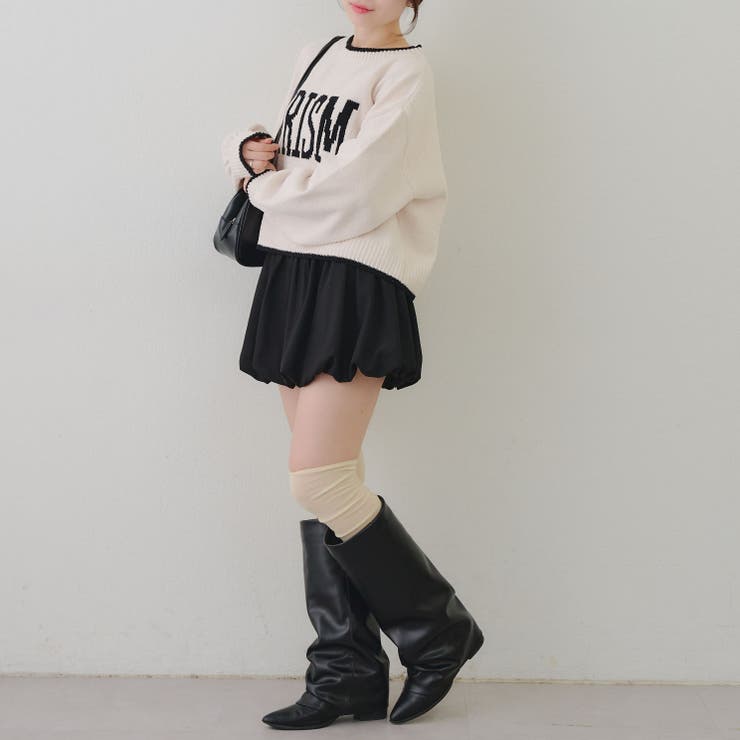 モール配色ラインロゴニット | RMAF　NICE CLAUP / OLIVE des OLIVE | 詳細画像13 