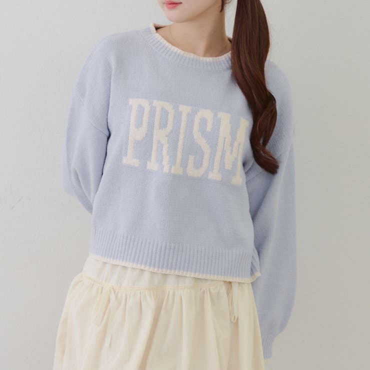 モール配色ラインロゴニット | RMAF　NICE CLAUP / OLIVE des OLIVE | 詳細画像16 