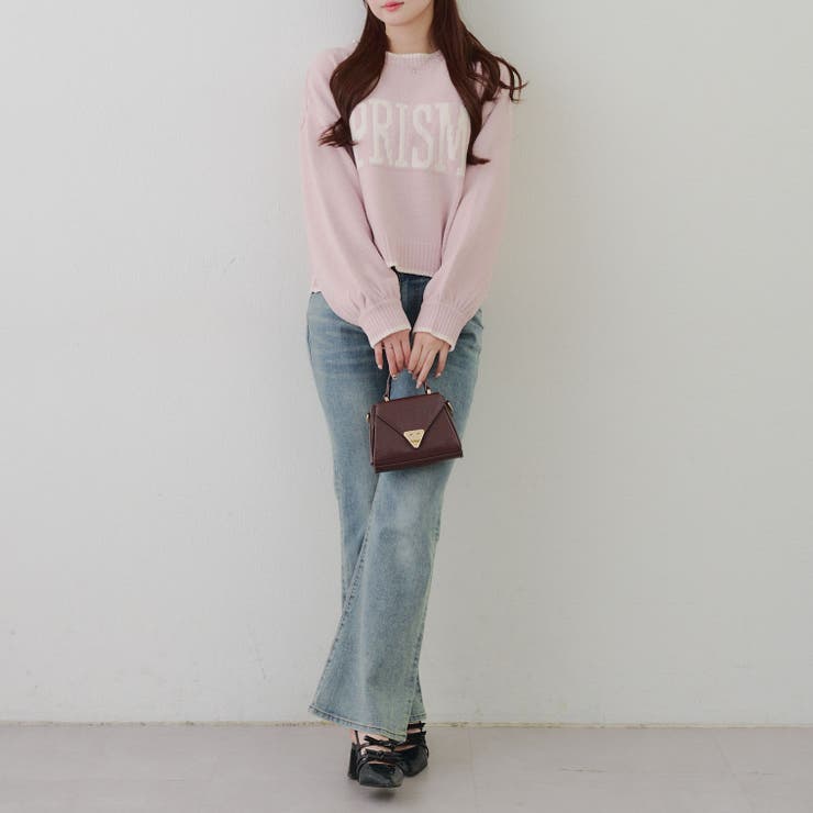 モール配色ラインロゴニット | RMAF　NICE CLAUP / OLIVE des OLIVE | 詳細画像4 