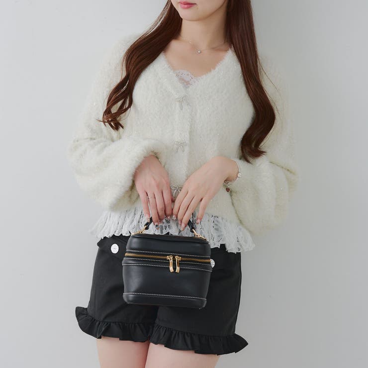 【5色展開】裾レースリボン釦カーディガン | RMAF　NICE CLAUP / OLIVE des OLIVE | 詳細画像11 