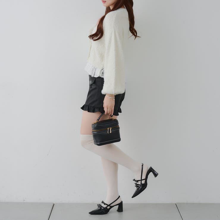 【5色展開】裾レースリボン釦カーディガン | RMAF　NICE CLAUP / OLIVE des OLIVE | 詳細画像15 