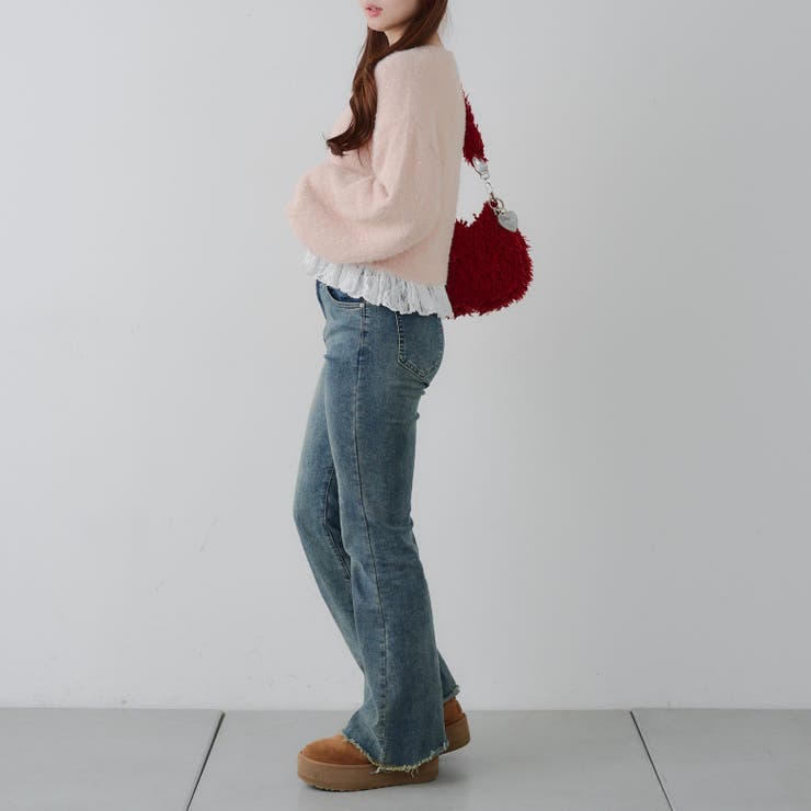 【5色展開】裾レースリボン釦カーディガン | RMAF　NICE CLAUP / OLIVE des OLIVE | 詳細画像26 