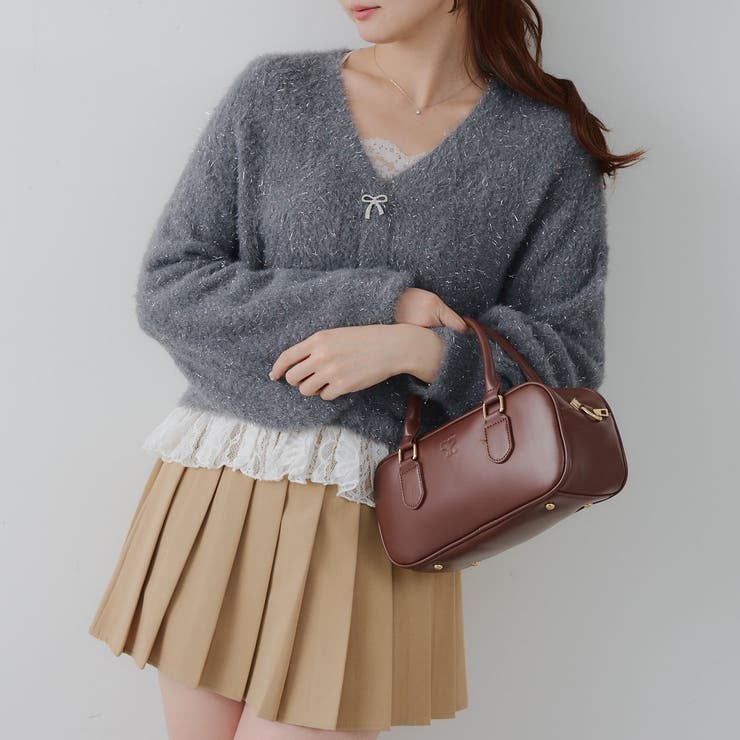 【5色展開】裾レースリボン釦カーディガン | RMAF　NICE CLAUP / OLIVE des OLIVE | 詳細画像28 