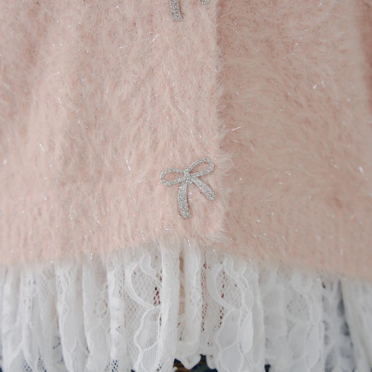 【5色展開】裾レースリボン釦カーディガン | RMAF　NICE CLAUP / OLIVE des OLIVE | 詳細画像42 