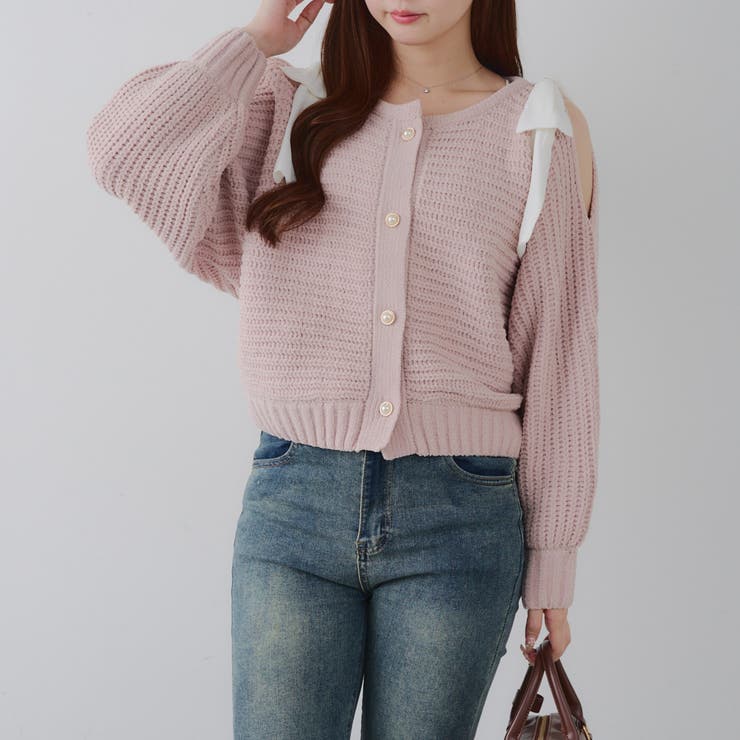 肩リボンモールプルオーバー | NICE CLAUP / OLIVE des OLIVE　OUTLET | 詳細画像16 