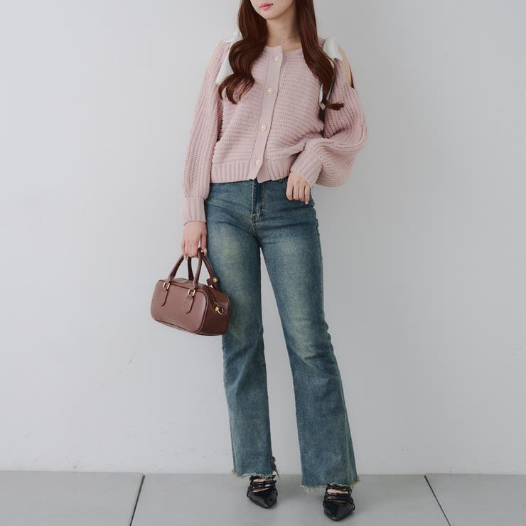 肩リボンモールプルオーバー | NICE CLAUP / OLIVE des OLIVE　OUTLET | 詳細画像20 