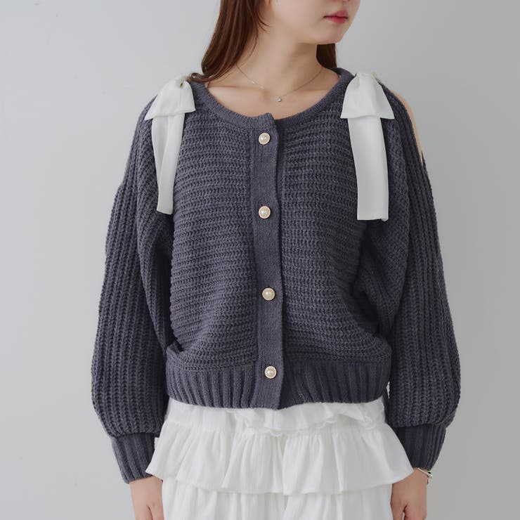 肩リボンモールプルオーバー | NICE CLAUP / OLIVE des OLIVE　OUTLET | 詳細画像34 