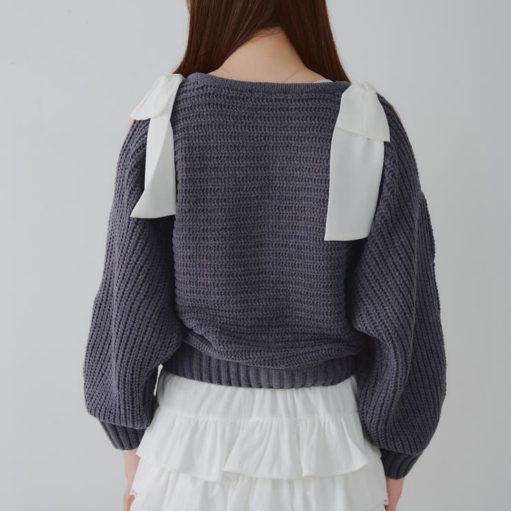 肩リボンモールプルオーバー | NICE CLAUP / OLIVE des OLIVE　OUTLET | 詳細画像36 