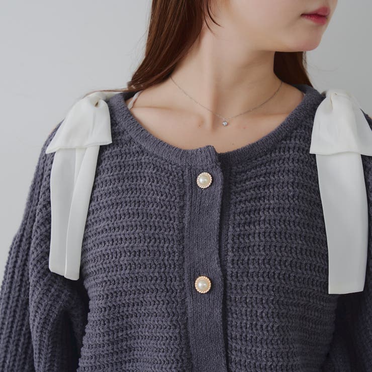 肩リボンモールプルオーバー | NICE CLAUP / OLIVE des OLIVE　OUTLET | 詳細画像37 