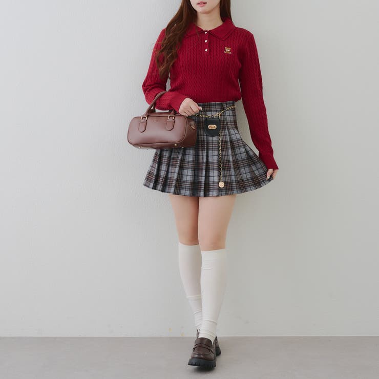 くまさんケーブルポロニット | NICE CLAUP / OLIVE des OLIVE　OUTLET | 詳細画像15 