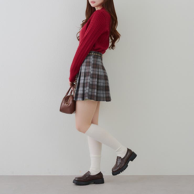 くまさんケーブルポロニット | NICE CLAUP / OLIVE des OLIVE　OUTLET | 詳細画像16 