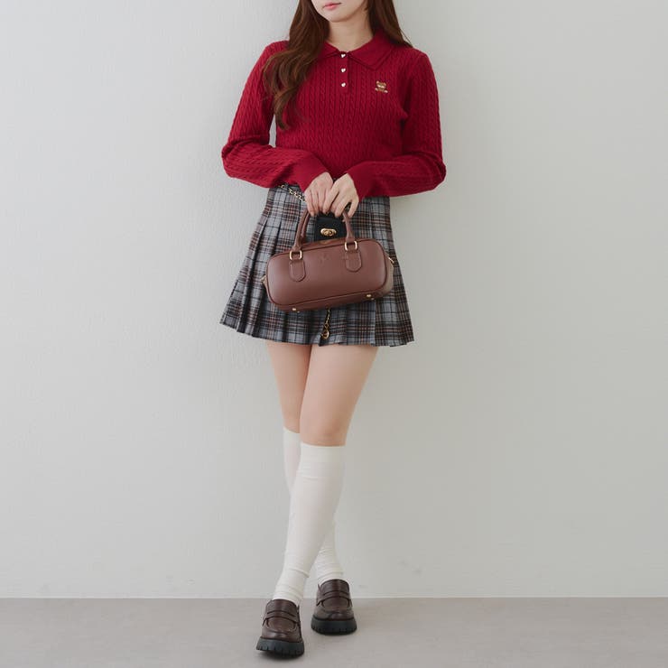 くまさんケーブルポロニット | NICE CLAUP / OLIVE des OLIVE　OUTLET | 詳細画像18 