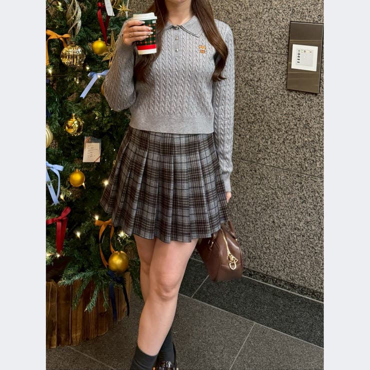 くまさんケーブルポロニット | NICE CLAUP / OLIVE des OLIVE　OUTLET | 詳細画像2 