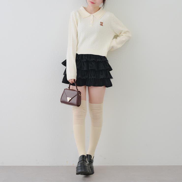 くまさんケーブルポロニット | NICE CLAUP / OLIVE des OLIVE　OUTLET | 詳細画像27 