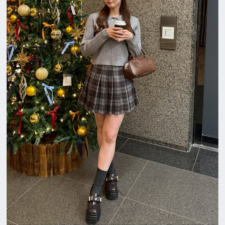 くまさんケーブルポロニット | NICE CLAUP / OLIVE des OLIVE　OUTLET | 詳細画像3 