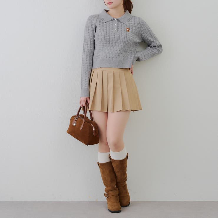 くまさんケーブルポロニット | NICE CLAUP / OLIVE des OLIVE　OUTLET | 詳細画像39 