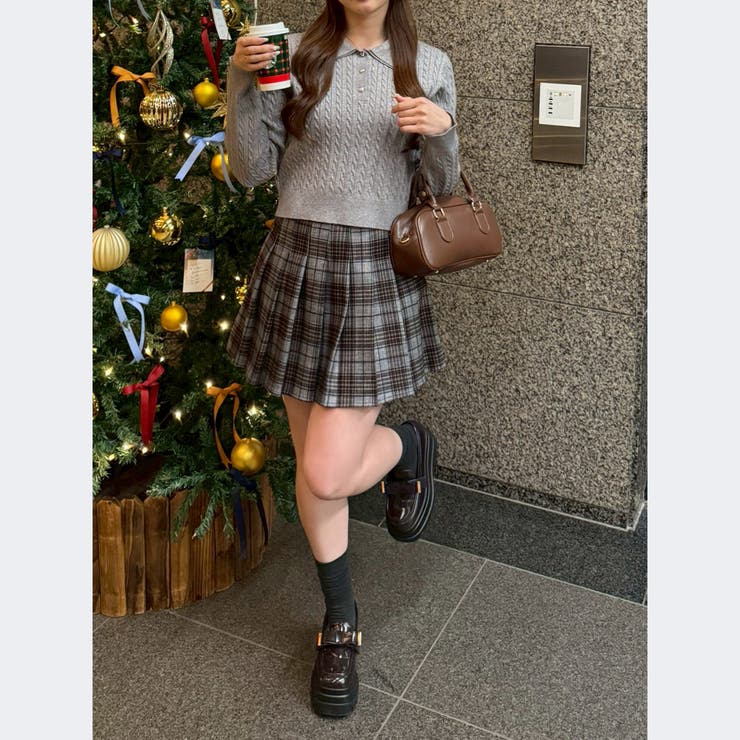 くまさんケーブルポロニット | NICE CLAUP / OLIVE des OLIVE　OUTLET | 詳細画像4 