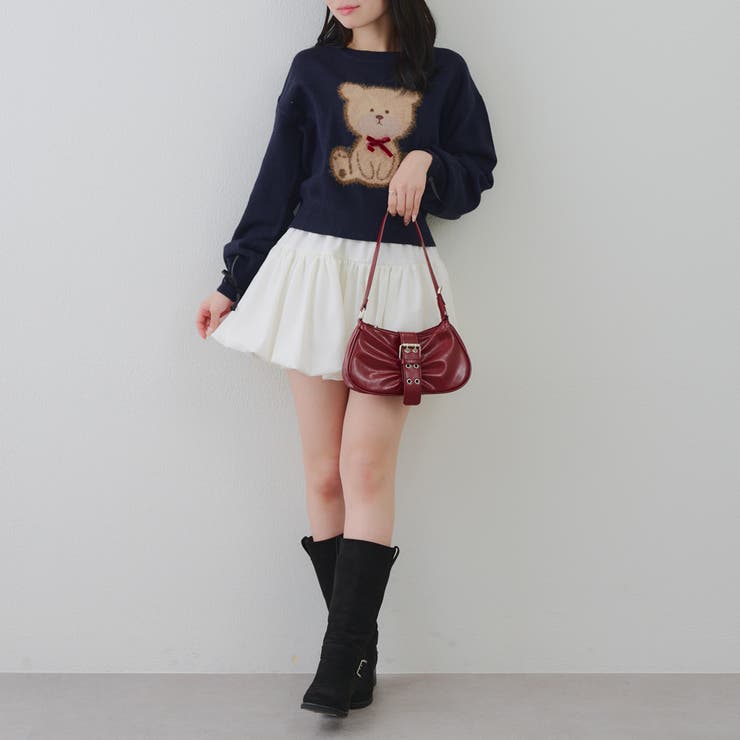 リボンくまさんニット | NICE CLAUP / OLIVE des OLIVE　OUTLET | 詳細画像17 