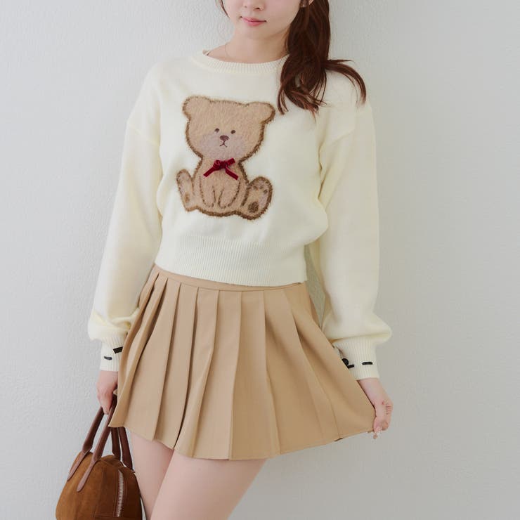 リボンくまさんニット | NICE CLAUP / OLIVE des OLIVE　OUTLET | 詳細画像22 