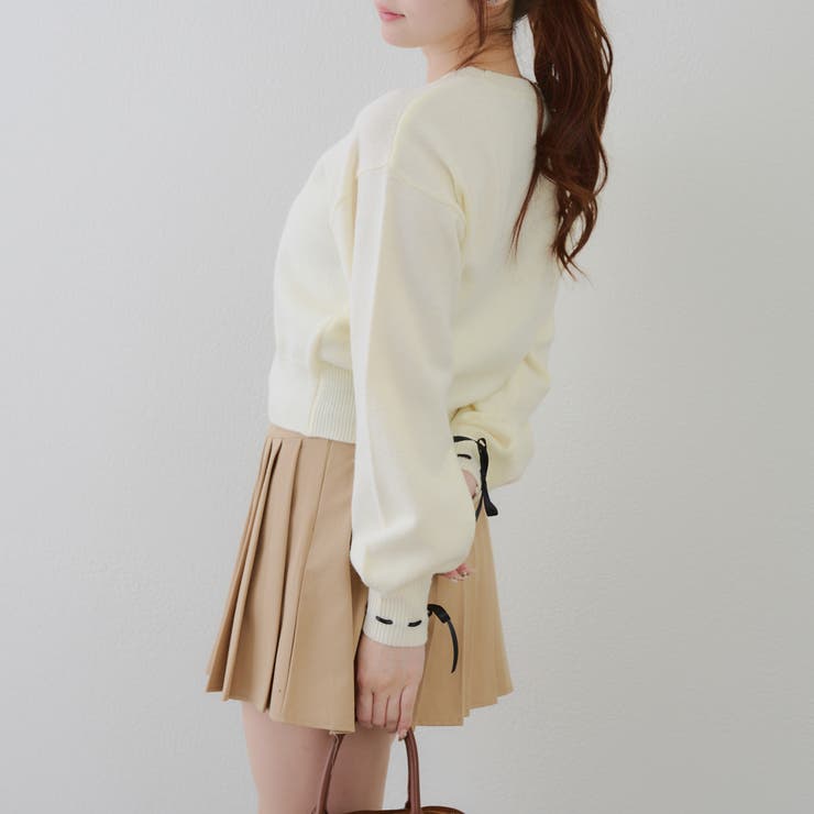 リボンくまさんニット | NICE CLAUP / OLIVE des OLIVE　OUTLET | 詳細画像24 