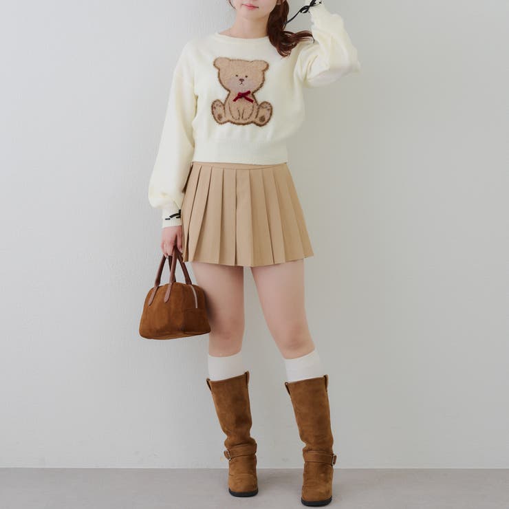 リボンくまさんニット | NICE CLAUP / OLIVE des OLIVE　OUTLET | 詳細画像26 