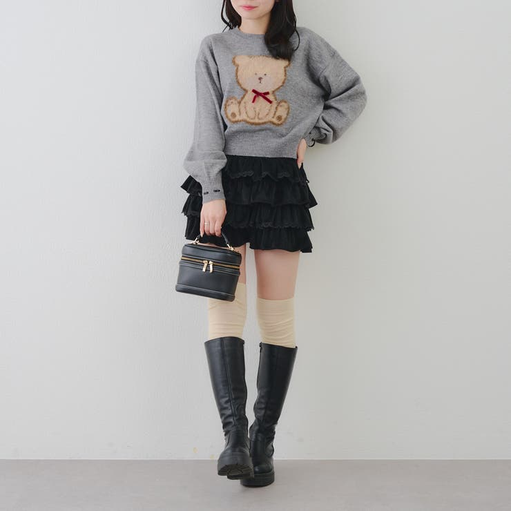 リボンくまさんニット | NICE CLAUP / OLIVE des OLIVE　OUTLET | 詳細画像33 