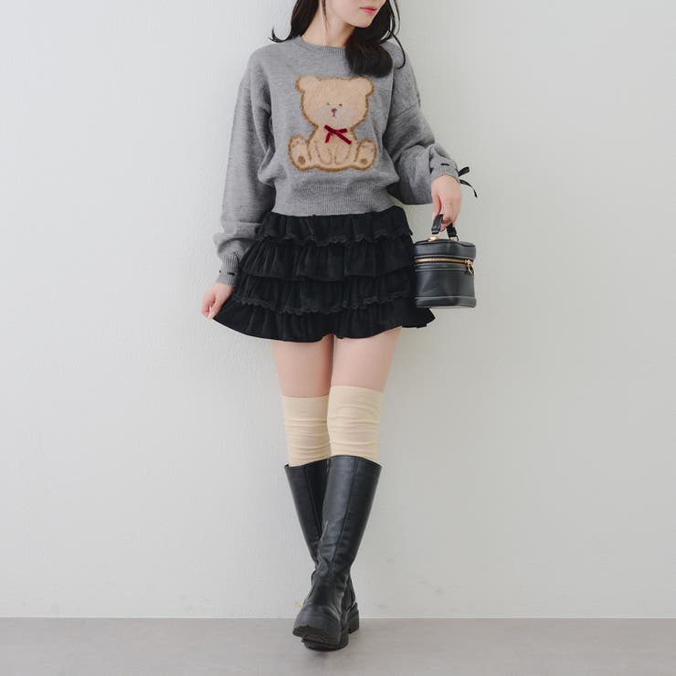 リボンくまさんニット | NICE CLAUP / OLIVE des OLIVE　OUTLET | 詳細画像34 