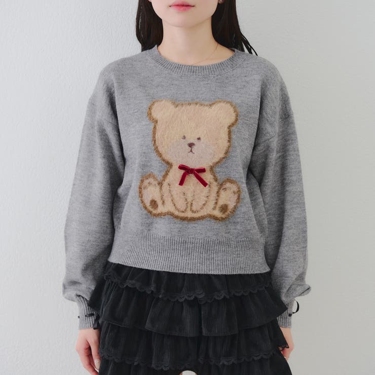 リボンくまさんニット | NICE CLAUP / OLIVE des OLIVE　OUTLET | 詳細画像36 