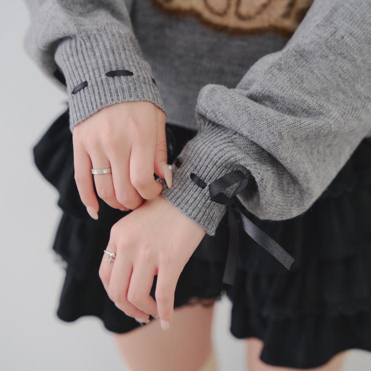 リボンくまさんニット | NICE CLAUP / OLIVE des OLIVE　OUTLET | 詳細画像41 