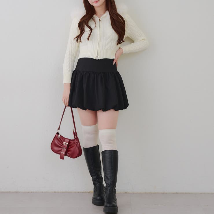 ケーブルファーパーカー | NICE CLAUP / OLIVE des OLIVE　OUTLET | 詳細画像10 