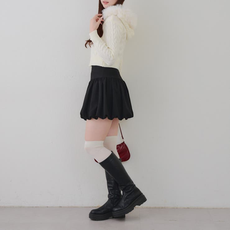 ケーブルファーパーカー | NICE CLAUP / OLIVE des OLIVE　OUTLET | 詳細画像11 