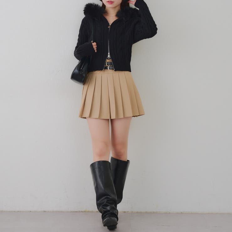 ケーブルファーパーカー | NICE CLAUP / OLIVE des OLIVE　OUTLET | 詳細画像28 