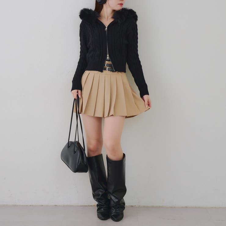 ケーブルファーパーカー | NICE CLAUP / OLIVE des OLIVE　OUTLET | 詳細画像30 