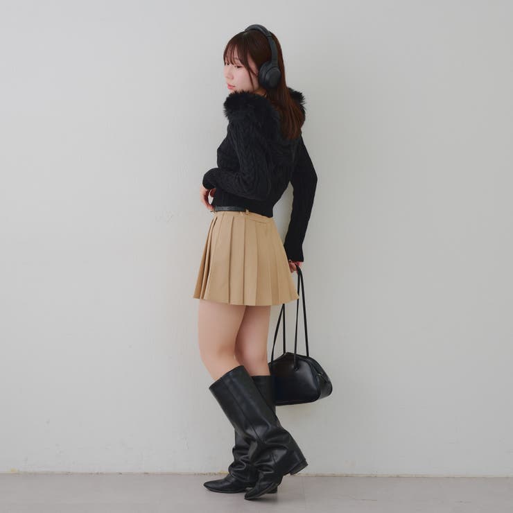 ケーブルファーパーカー | NICE CLAUP / OLIVE des OLIVE　OUTLET | 詳細画像31 