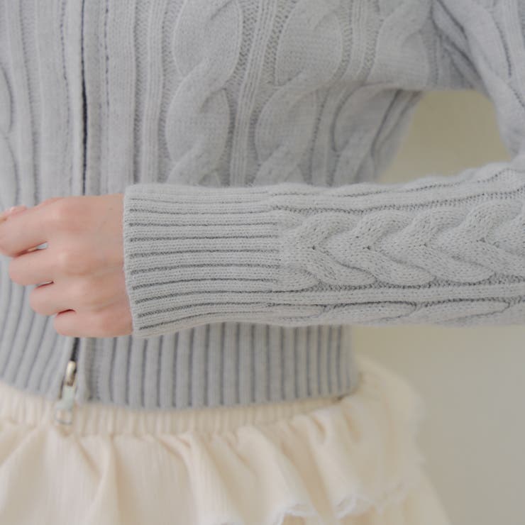 ケーブルファーパーカー | NICE CLAUP / OLIVE des OLIVE　OUTLET | 詳細画像37 