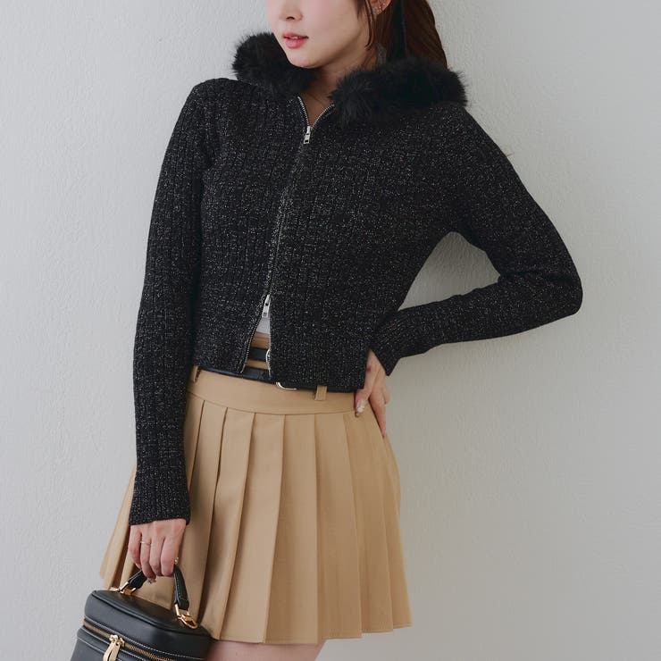 キラキラケーブルファーパーカー | RMAF　NICE CLAUP / OLIVE des OLIVE | 詳細画像22 