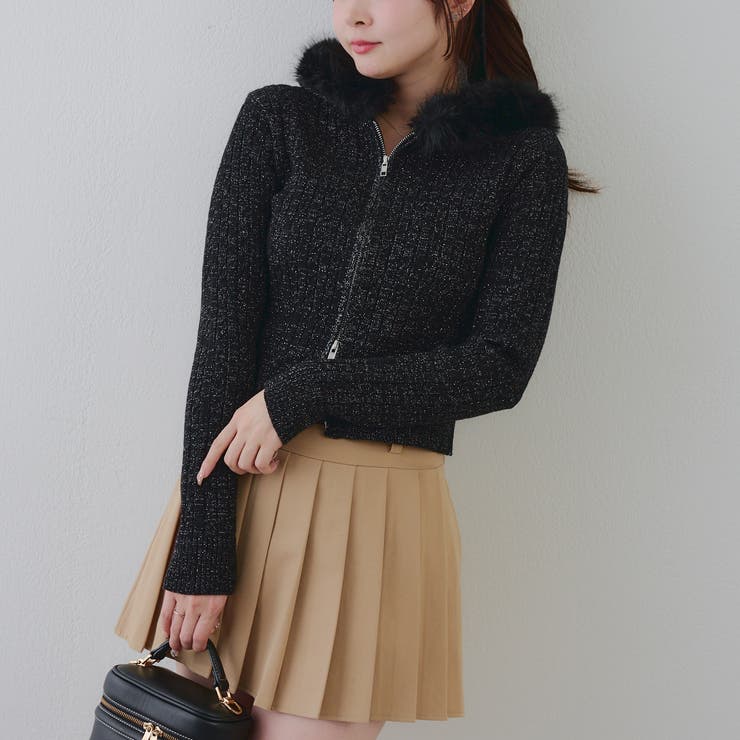 キラキラケーブルファーパーカー | RMAF　NICE CLAUP / OLIVE des OLIVE | 詳細画像23 