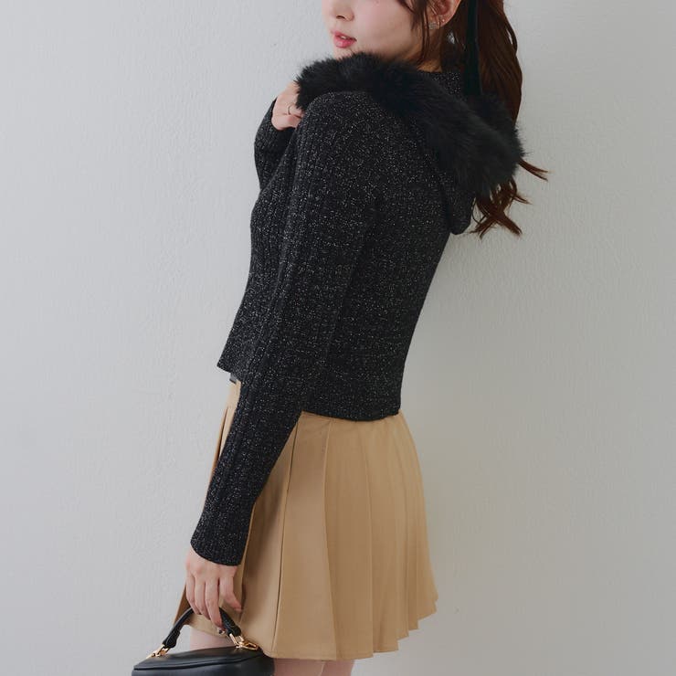 キラキラケーブルファーパーカー | RMAF　NICE CLAUP / OLIVE des OLIVE | 詳細画像24 