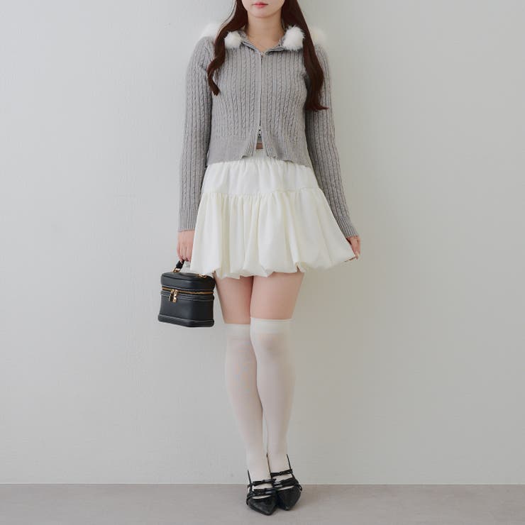 キラキラケーブルファーパーカー | RMAF　NICE CLAUP / OLIVE des OLIVE | 詳細画像5 