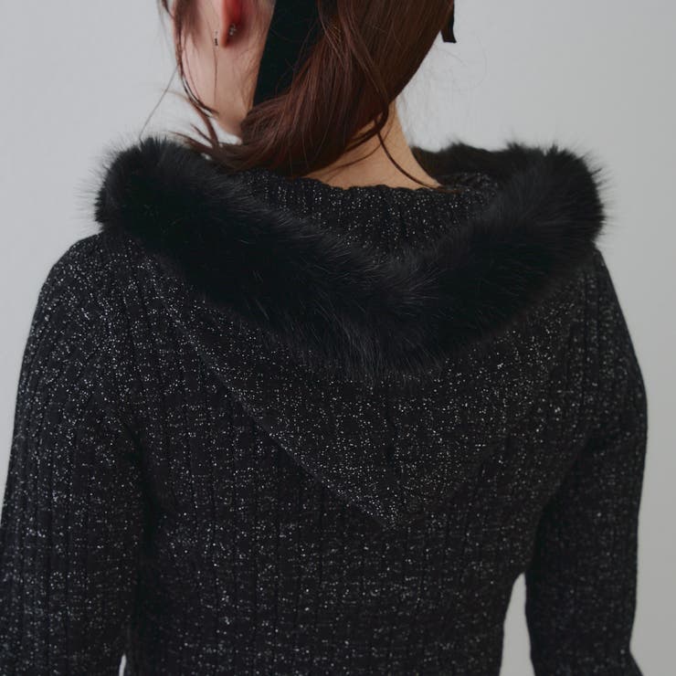 キラキラケーブルファーパーカー | RMAF　NICE CLAUP / OLIVE des OLIVE | 詳細画像32 