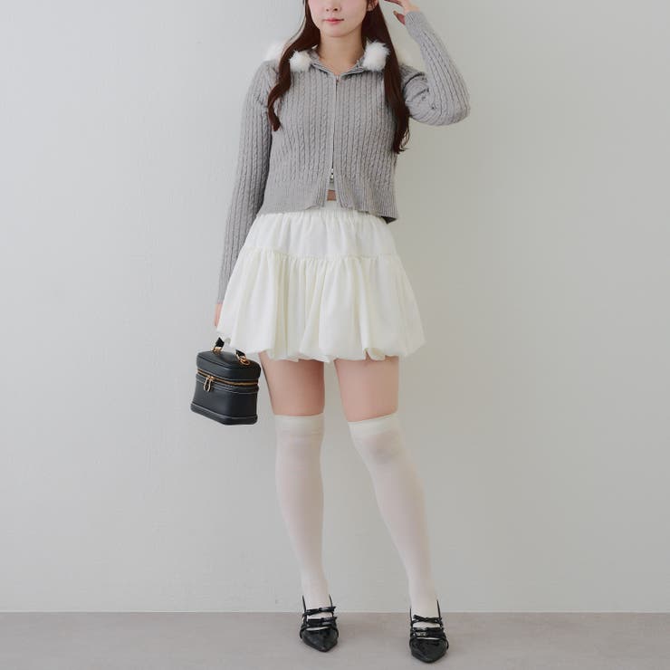 キラキラケーブルファーパーカー | RMAF　NICE CLAUP / OLIVE des OLIVE | 詳細画像6 