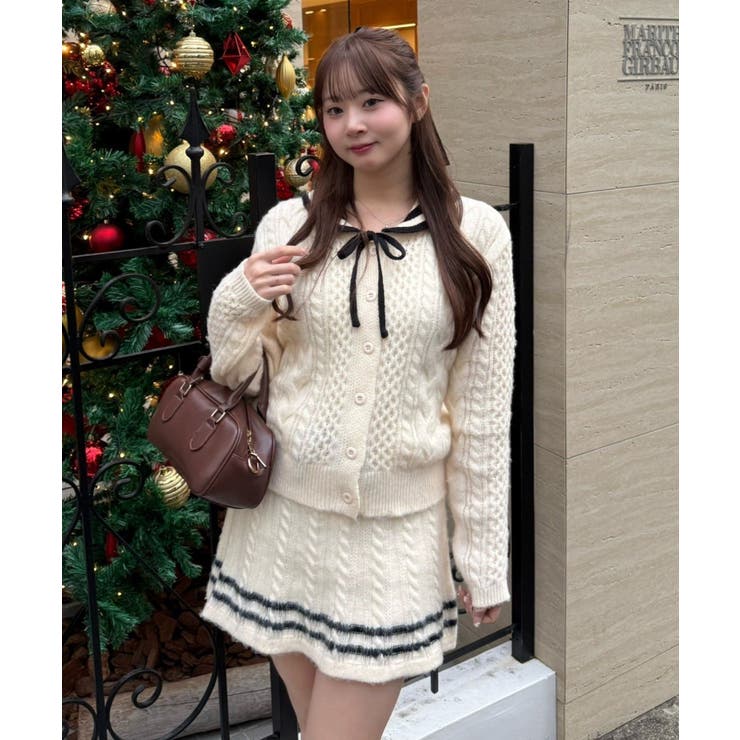 アイボリー | 起毛ケーブルセットアップ | RMAF　NICE CLAUP / OLIVE des OLIVE