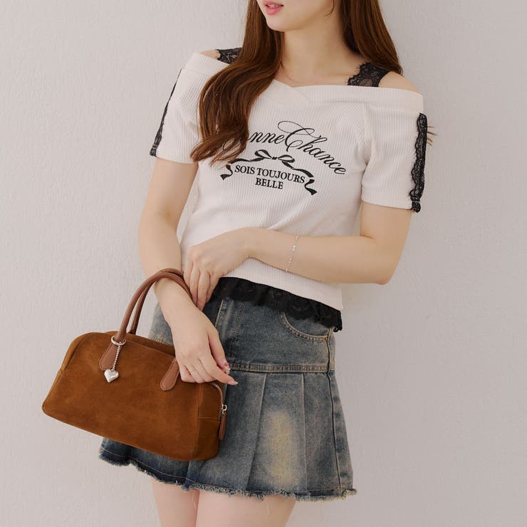 レース付テレコプルオーバー | NICE CLAUP / OLIVE des OLIVE　OUTLET | 詳細画像9 